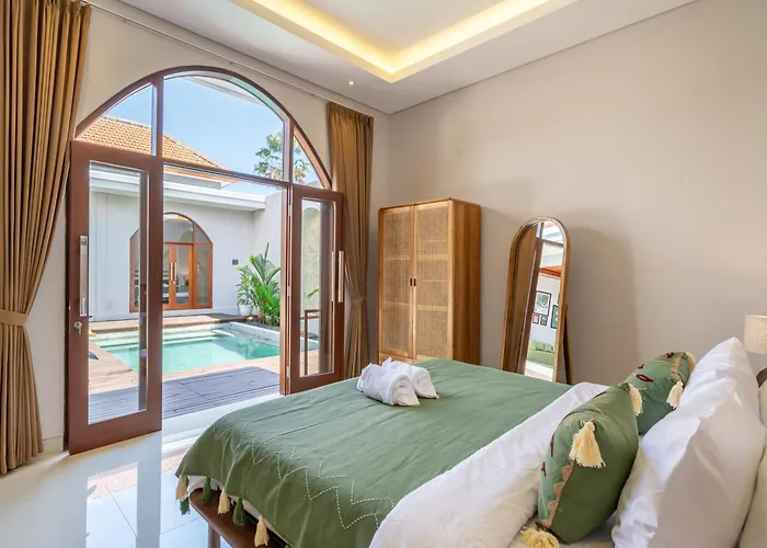 Sunterra - Modern With Rice Field Views Kerobokan